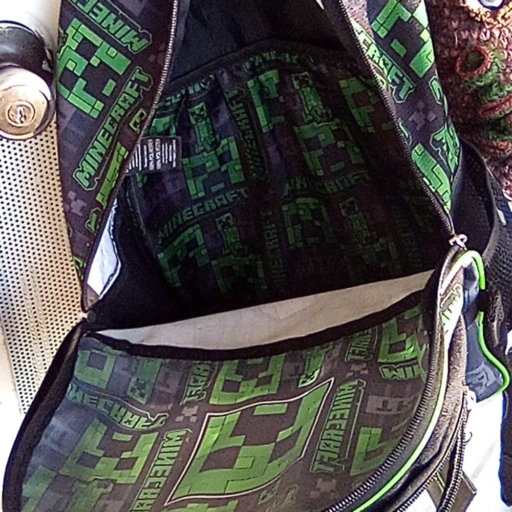 Minecraft Backpack Large Spacious In Very Good Pr… - image 8